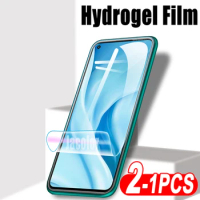 1-2PCS Hydrogel Film For Xiaomi Mi Note 10 11 Ultra Lite Pro 5G Utra Screen Protector Protective Film Mi11 11Pro 11Ultra 11Lite