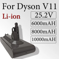 25.2V 6000/8000/10000mAH Vacuum Cleaner battery for Dyson V11 SV14 Cyclone Animal Absolute Total Clean Rechargeable Battery