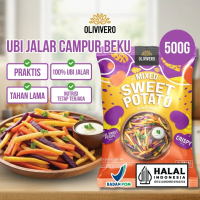Olivivero Mixed Sweet Potato - Camilan Campuran Ubi Ungu Kuning Orange 500gr