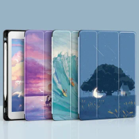 For Huawei Matepad 11 Case Cover For Huawei Matepad Pro 11 M6 10.4 10.8 Honor 8 V6 V7 Pro Case With Pencil Holder Cover Funda