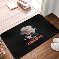 Monster Hunter Rise Anti-Slip Doormat Living Room Mat Monster Hunter Rise Bazelgeuse Kanji Icon Balcony Carpet