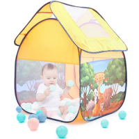 Children Foldable Toy Tent Cartoon Animals Indoor Outdoor Gamehouse Kids Portable Pretend Game Playhouse Toddler Birthday Gifts