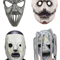 Mick Mask Band Slip Cosplay Knot Costume Accessories Joey Roleplay Fantasia Headwear Men Halloween Masquerade Male Helmet