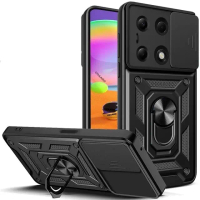 Case for POCO M4 M5 M5s M6 PRO 4G -Armor Defence Series Cover Casing POCO M6 PRO