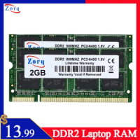 Laptop DDR2 2GB Ram Sodimm Memory PC2-5300 6400 800 667mhz 200pin 1.8V Notebook ddr2 RAM Laptop Memory 2GB DDR2