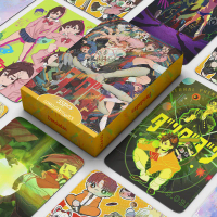 การ์ดโลโม 55 ชิ้น จากมังงะ/อนิเมะ ได้แก่ Fire Force, Dragon Ball, One Piece, Mission: Yozakura Famil