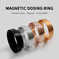 Coffee Dosing Ring Magnetic For Delonghi Breville Portafilter Espresso Accessories Barista Funnel Tool Coffeeware 51MM 53MM 58MM