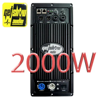GETSHOW 2000W Subwoofer Amplifier Module Professional Speaker Plate Amplifier Class D with DSP Audio Processor