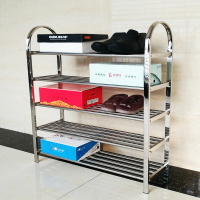 不鏽鋼 鞋架多 層經濟 型30 4加厚 加固簡易家用防塵收納浴室鞋架