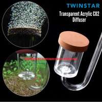 TWINSTAR Transparent Acrylic CO2 Diffuser Small/ Medium/ Large