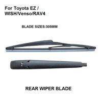 Rear Wiper Arm with Wiper Blade for TOYOTA RAV4(10-15) , EZ(11+), WISH (10+),Venso(09+) Set New, 305mm of blade