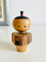 日本昭和 鄉土玩具 kokeshi木雕木芥子木偶人形置物