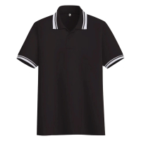 Koas Polo Pria Kerah List Lengan Pendek - Atasan Pria Kaus Polo abu hijau seragam polos Kaos  Wanita