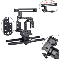 A7 Camera Cage Professional Handle DSLR Rig Video Camera Stabilizer For Sony Alpha A7 A7II A7III A7K A7S2 A7R2 A7R3 A7X