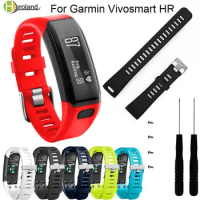 For Garmin Vivosmart HR Replacement Soft Silicone Bracelet Sport Strap WristBand Accessory Smart Watches Band Sport Hot Original
