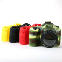 Rubber Skin Soft Silicone Camera Case Bag Protective Body Tool Cover For Canon 90D