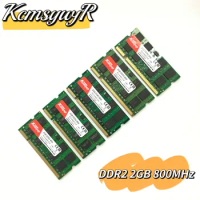 KcmsywjR 2GB 800MHz DDR2 Laptop Memory 2G 800 MHZ Notebook Module SODIMM RAM