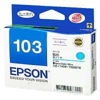 【文具通】EPSON T103250 墨水匣.藍NO.103 R1010505