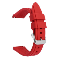 Sport Silicone Strap For SeikoO-megaSamsungCasio 22mm 24mm Quick Release Waterproof Wrist Band Smart Watch Accessories