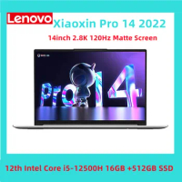 Lenovo Xiaoxin Pro 14 Laptop 2022 New 12th Gen Intel Core i5-12500H Windows 11 14inch 16G RAM 512GB SSD 2.8K 120Hz Slim Notebook