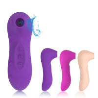 Smart Breast Nipple Sucker Electric 10 Speeds Vibration Couples Play Suction Clitoral Vibrating Oral Clit Sucking Vibrator