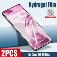 2PCS Screen Gel Protector For Xiaomi Mi 11 Lite 5G NE 11T Pro 10t Hydrogel Protective Film For Xiaomi11t 11Lite Not Safety Glass