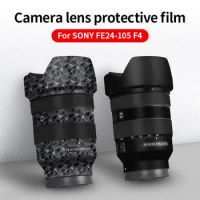 Camera Lens Sticker SEL24105G Wrap Skin Anti-scratch Protector Film For Sony FE 24-105 F4 24-105mm F/4 FE24105MM Decal Cover