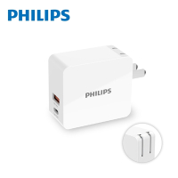 (二入組)PHILIPS飛利浦USB-C 30W PD充電器 PD QC 快充 DLP5320C*2