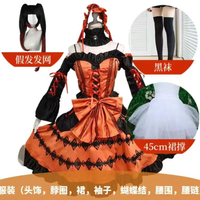 New Kurumi tokisaki Cos Costume Dating Combat Anime Crazy Sanling Costume Court Princess Dress Anim
