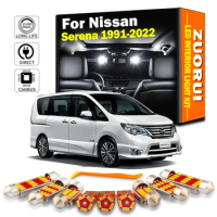 Accessories Car Bulbs LED Interior Light Kit For Nissan Serena C23 C24 C25 C26 C27 1991-2017 2018 2019 2020 2021 2022 No Error