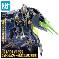 BANDAI PB Limited Macross Plus HG 1/100 VF-22S Sturmvogel Ⅱ Assembly Model Ver. Anime Action Figures Model Collection Toy