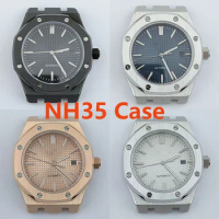 41mm NH35 Case Dial Men Watch Sapphire Glass Waterproof for Oak Seiko NH36 Automatic Mechanical Movement Watch Repair Tool