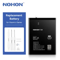 NOHON BN36 BM39 High Capacity Battery for Xiaomi MI 6 Mi 6X MI A2 Replacement Battery for Xiaomi MI6 MI6X MI A2 Batetira