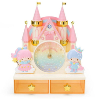 【震撼精品百貨】Little Twin Stars KiKi&amp;LaLa 雙子星小天使 雙星仙子夢幻城堡造型桌上型擺飾時鐘 震撼日式精品百貨