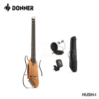Brand new products Donner travel guitar, HUSH-I headless silent guitar, removable frames ultra light