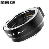 Meike Electronic Auto Focus EF-M Lens Adapter Ring for Canon EOS EF EF-S Lens to EOS M M2 M3 M5 M6 M10 M50 II M100 Camera