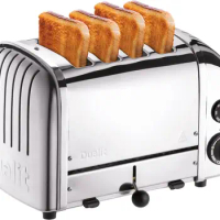Dualit Classic NewGen Toaster, 4-Slice, Chrome