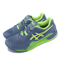 Asics 網球鞋 GEL-Resolution 9 Clay 男鞋 藍綠色 穩定 澳網配色 紅土 支撐 亞瑟士 1041A375400