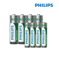 PHILIPS 3+4號鎳氫低自放充電電池(各4入)