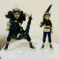 15CM Anime Black Clover Figure Asta Cosplay Acrylic Stand Model Plate Desk Decor Standing Sign Toy Fans Christmas Gifts