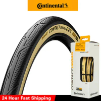 Continental Contact Urban 16inch 35-349 Road Foldable Tyre 16x1.35 Bicycle Tire Yellow Edge for Gravel/BMX Folding Bike