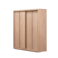 唯熙傢俱-威尼斯橡木色5x7尺滑門衣櫃