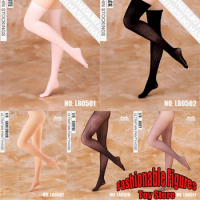 HASUKI LB05 LA05 1/6 Women Soldier Ultra Thin Seamless Stockings Tight Elastic Mesh Tube Pantyhose For 12" Action Figure Body