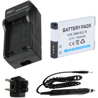 Battery + Charger For panasonic DMW-BCL7, DMW BCL7, DMW-BCL7E, DMW BCL7E, DMW-BCL7PP, DMW BCL7PP Battery Pack 3.7V 750mAh