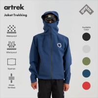 Artrek Jaket Gunung Explore BIRU GORPCORE UNISEX ANTI AIR WATERPROOF BREATHABLE INNER LINING RINGAN