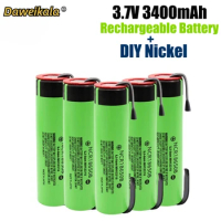 18650 NCR18650B lithium battery 3.7 V 3400mah 18650 nickel soldering battery 18650 new