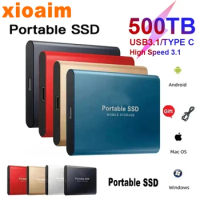 For Xiaomi Original High-speed Portable SSD 2TB 4TB 16TB 30TB External Hard Drive Storage Type-C USB 3.1 Interface for PC Laptop