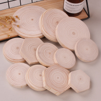 圓木片原木片圓形木塊圓木樁小木板片畫實木材料木塊木頭底座樹片