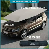 Payung Mobil Semi Otomatis Portable Cover Outdoor Payung Mobil Umbrella Sunshade