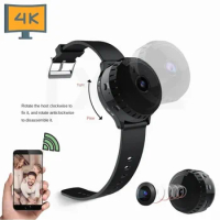 4K1080p Mini Camera Wifi Smart Home Surveillance Portable HD Camcorder Wireless Remote Monitor Night Vision Invisible IP Cam